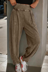 Elmwood Mineral Wash Jogger Style High Waist Pants