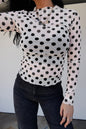 White polka-dot-mesh-top-ivory-black