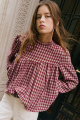 Coral Blouse