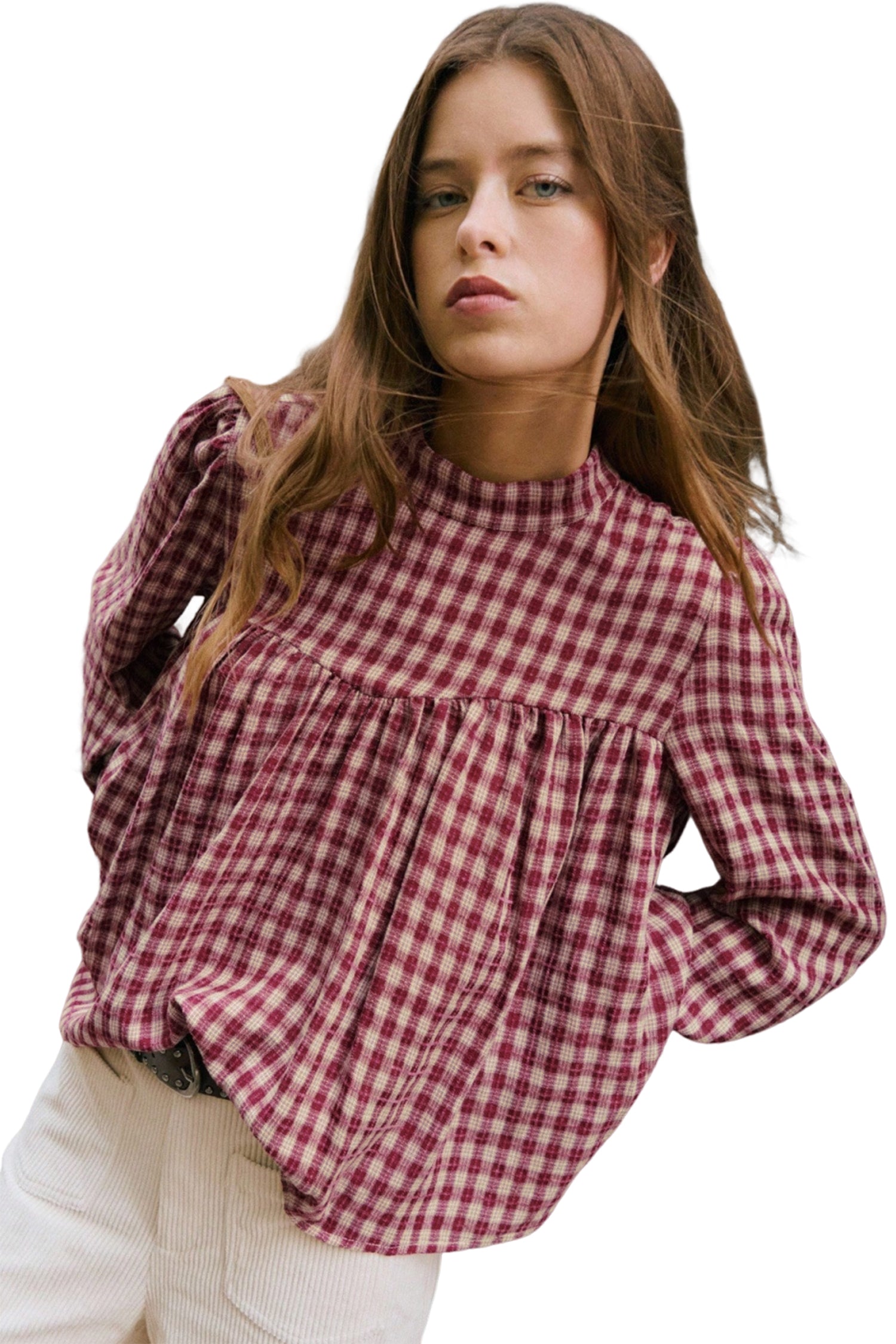 Coral Blouse