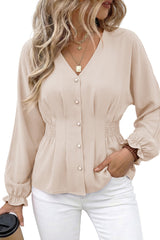 Oatmeal blouse