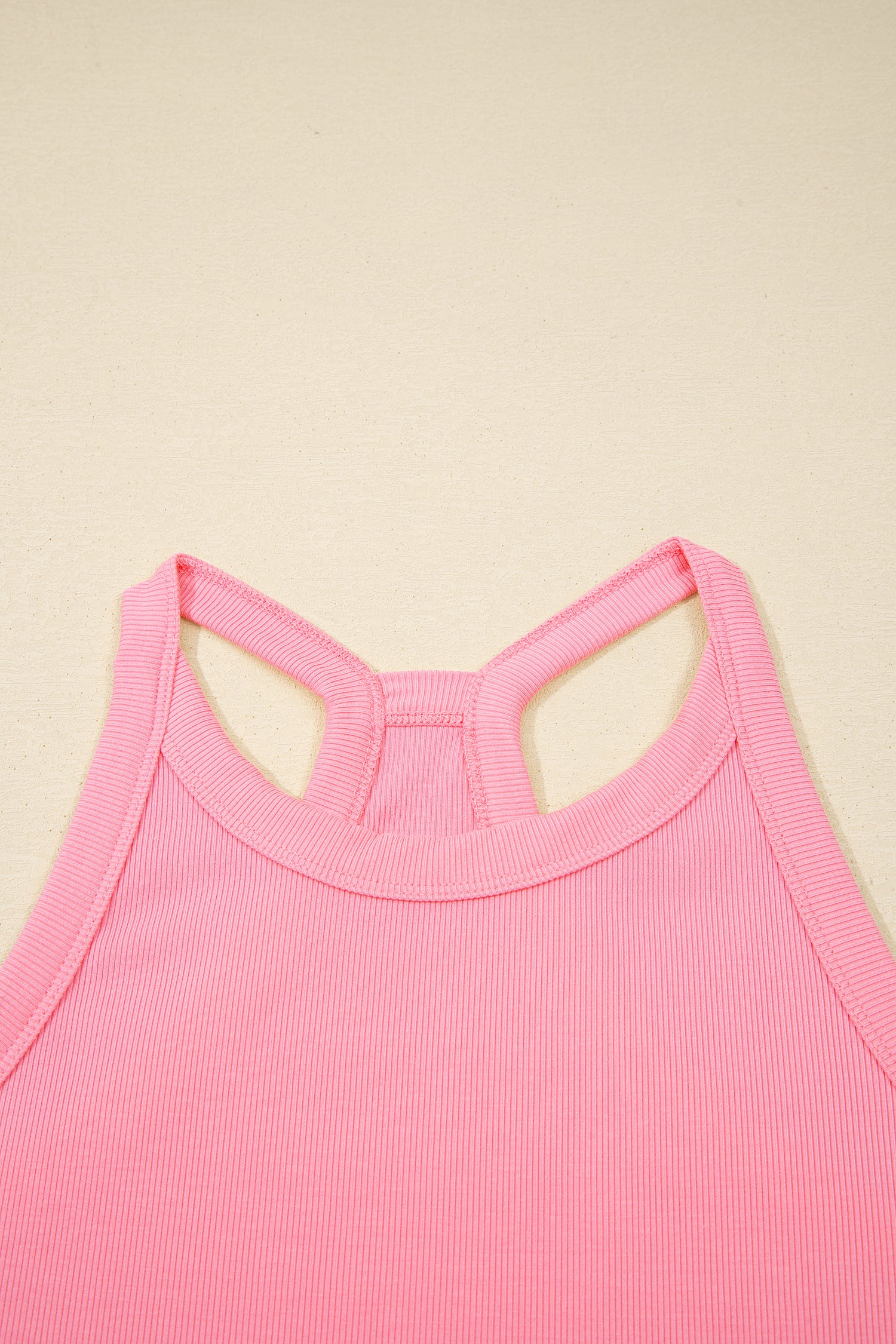 Sachet Pink Slim Tank Top Elastic Waist Mini Skort 2pcs Outfit